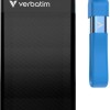 Verbatim Pocket USB 3.2 / USB-C Εξωτερικός SSD 2TB M.2 Black/Blue