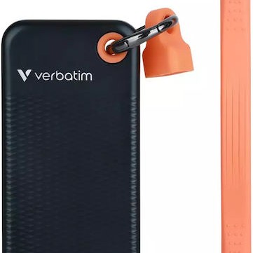 Verbatim Pocket USB 3.2 / USB-C Εξωτερικός SSD 2TB M.2 Black/Orange