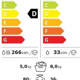 Hisense Πλυντήριο-Στεγνωτήριο Ρούχων 8kg/5kg Ατμού 1400 Στροφές με Wi-Fi
