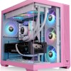 Thermaltake View 380 TG ARGB Gaming Midi Tower Κουτί Υπολογιστή με Πλαϊνό Παράθυρο Bubble Pink