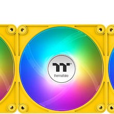 Thermaltake CT140 EX Case Fan με ARGB Φωτισμό και Σύνδεση 3-Pin / 4-Pin PWM 3τμχ Bumblebee