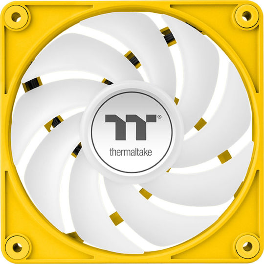 Thermaltake CT140 EX Case Fan με ARGB Φωτισμό και Σύνδεση 3-Pin / 4-Pin PWM 3τμχ Bumblebee