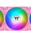 Thermaltake CT140 EX Case Fan με ARGB Φωτισμό και Σύνδεση 3-Pin / 4-Pin PWM 3τμχ Ροζ