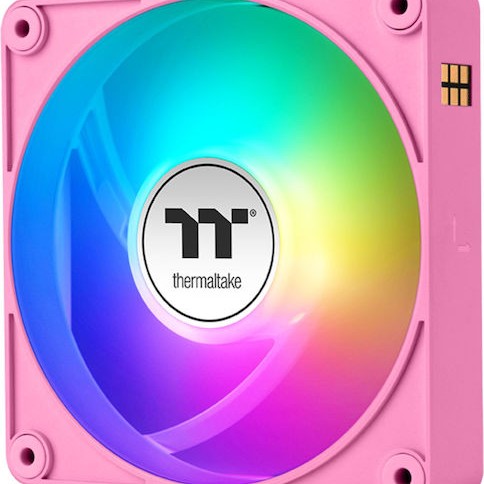 Thermaltake CT140 EX Case Fan με ARGB Φωτισμό και Σύνδεση 3-Pin / 4-Pin PWM 3τμχ Ροζ