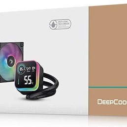 Deepcool LQ240 Υδρόψυξη Επεξεργαστή Διπλού Ανεμιστήρα 120mm για Socket AM4/AM5/1700/1200/115x με ARGB Φωτισμό