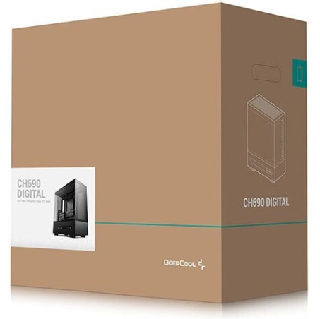 Deepcool CH690 Digital Midi Tower Κουτί Υπολογιστή με Πλαϊνό Παράθυρο Μαύρο