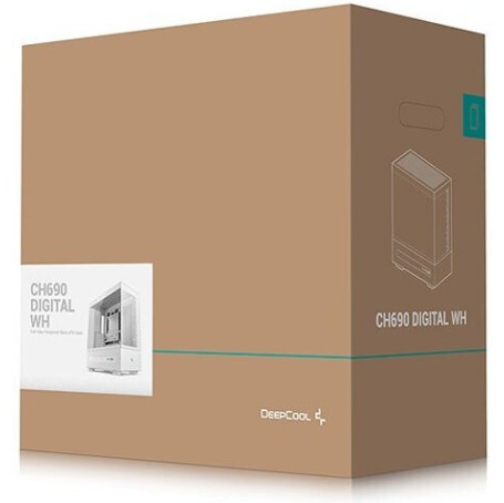 Deepcool CH690 Digital Midi Tower Κουτί Υπολογιστή με Πλαϊνό Παράθυρο Λευκό