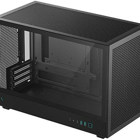 Deepcool CH260 Gaming Micro Tower Κουτί Υπολογιστή με Πλαϊνό Παράθυρο Μαύρο