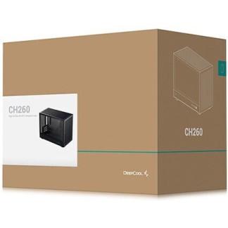 Deepcool CH260 Gaming Micro Tower Κουτί Υπολογιστή με Πλαϊνό Παράθυρο Μαύρο