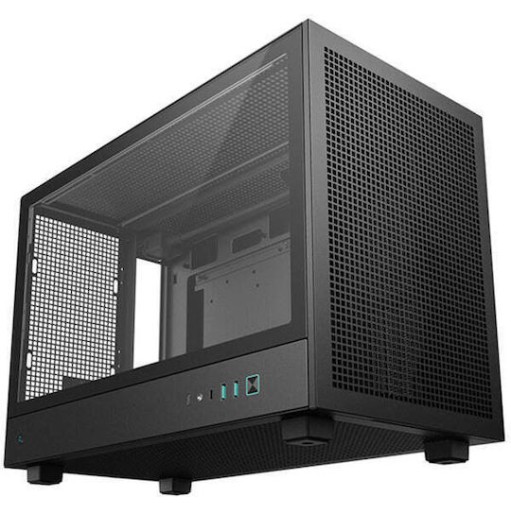Deepcool CH260 Gaming Micro Tower Κουτί Υπολογιστή με Πλαϊνό Παράθυρο Μαύρο