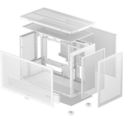 Deepcool CH260 Gaming Micro Tower Κουτί Υπολογιστή με Πλαϊνό Παράθυρο Λευκό