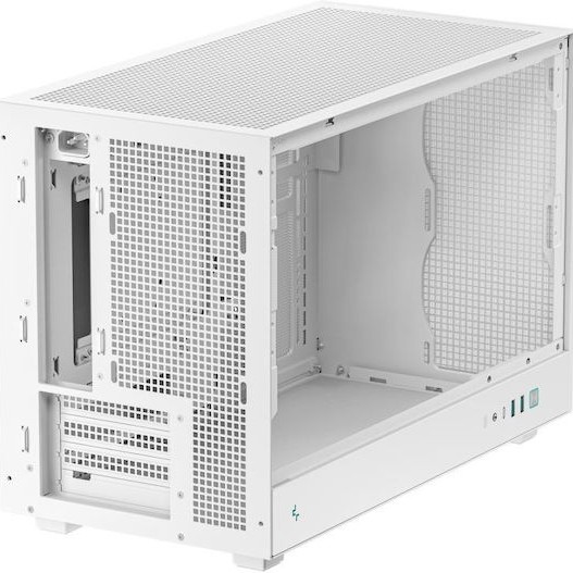 Deepcool CH260 Gaming Micro Tower Κουτί Υπολογιστή με Πλαϊνό Παράθυρο Λευκό