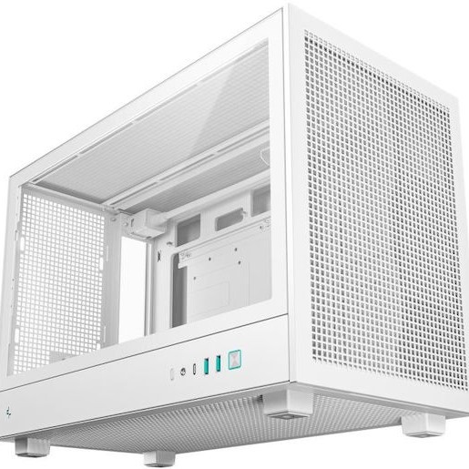 Deepcool CH260 Gaming Micro Tower Κουτί Υπολογιστή με Πλαϊνό Παράθυρο Λευκό