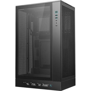Deepcool CH270 Digital Mini Tower Κουτί Υπολογιστή με Πλαϊνό Παράθυρο Μαύρο