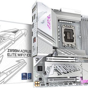Gigabyte Z890M Aorus Elite Wifi 7 Ice Motherboard Micro ATX με Intel 1851 Socket