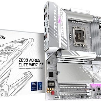 Gigabyte Z890M Aorus Elite Wifi 7 Ice Motherboard Micro ATX με Intel 1851 Socket