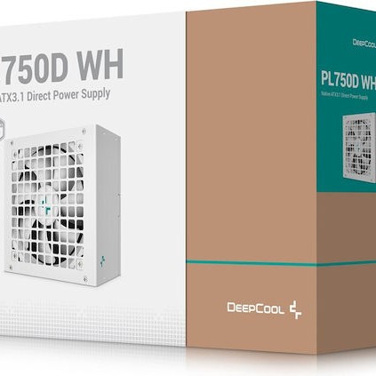 Deepcool PL750D rev. 2.0 750W Λευκό Τροφοδοτικό Υπολογιστή Full Wired 80 Plus Bronze