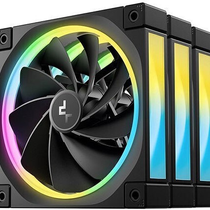 Deepcool FL12-3 IN 1 Case Fan 120mm με RGB Φωτισμό και Σύνδεση 4-Pin PWM 3τμχ