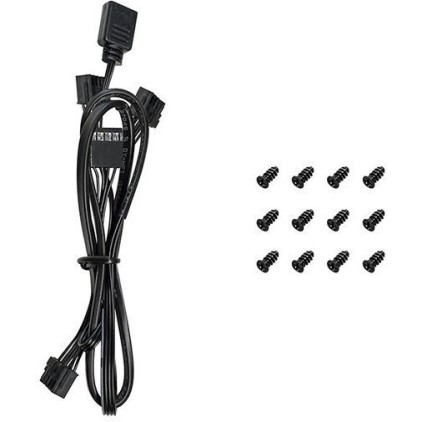 Deepcool FL12-3 IN 1 Case Fan 120mm με RGB Φωτισμό και Σύνδεση 4-Pin PWM 3τμχ