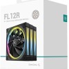 Deepcool FL12-3 IN 1 Case Fan 120mm με RGB Φωτισμό και Σύνδεση 4-Pin PWM 3τμχ