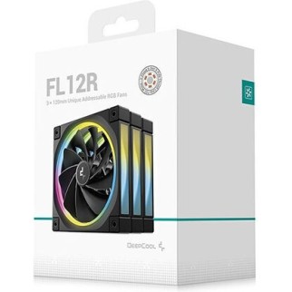Deepcool FL12-3 IN 1 Case Fan 120mm με RGB Φωτισμό και Σύνδεση 4-Pin PWM 3τμχ