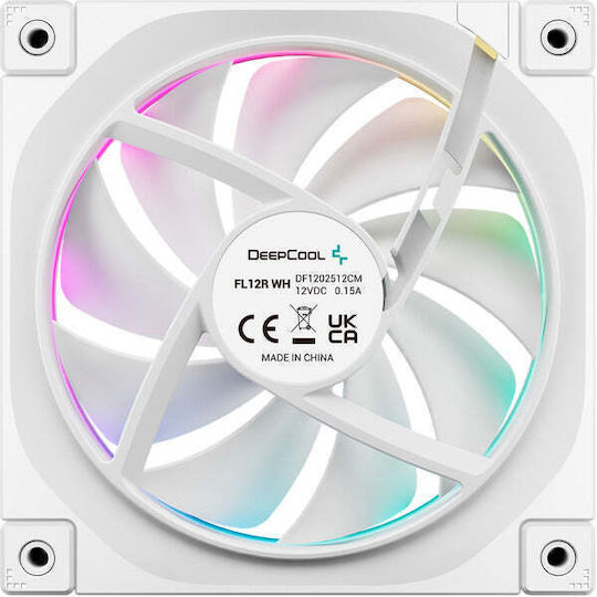 Deepcool FL12R WH Case Fan 120mm Λευκό