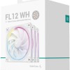 Deepcool FL12 Case Fan 120mm με RGB Φωτισμό 3τμχ Λευκό