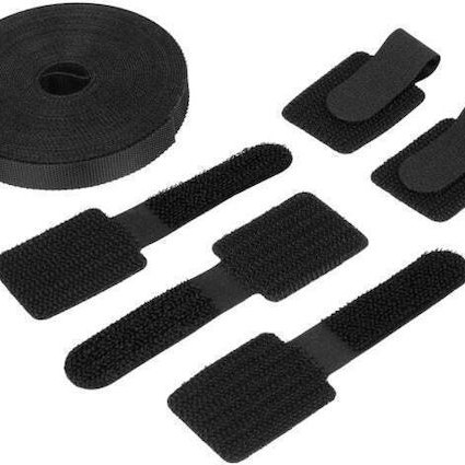 Sharkoon Officepal Οργανωτής Καλωδίων Μαύρος 136 Τεμάχια