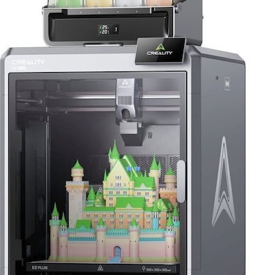 Creality3D K2 Plus Combo with CFS Kit Αυτόνομος 3D Printer με Σύνδεση Ethernet / USB