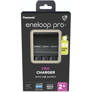 Panasonic Eneloop Professional BQ-CC65 USB Φορτιστής 4 Μπαταριών Ni-MH Μεγέθους AA/AAA