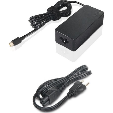 Lenovo USB-C Φορτιστής Laptop 65W 20V με Αποσπώμενο Καλώδιο Τροφοδοσίας