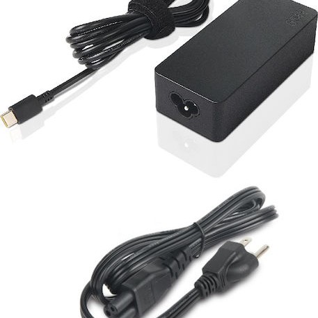 Lenovo USB-C Φορτιστής Laptop 65W 20V με Αποσπώμενο Καλώδιο Τροφοδοσίας