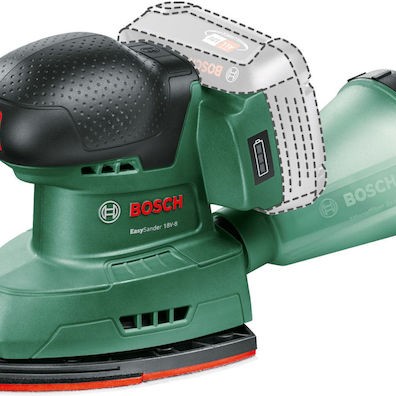 Bosch Easysander Τριβείο Δέλτα 18V 1x2Ah με Σύστημα Αναρρόφησης