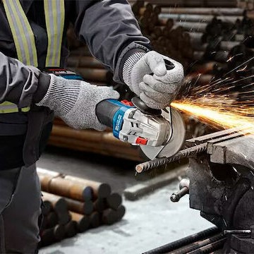 Bosch GWS 18V-8 Τροχός 125mm Μπαταρίας Brushless 18V Solo