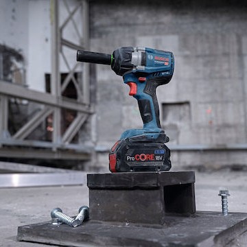 Bosch GDS 18V-750 C Μπουλονόκλειδο Μπαταρίας 18V Solo με Υποδοχή 1/2