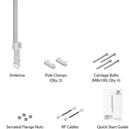 Ubiquiti airMAX Omni 5G13 Εξωτερική Κεραία WiFi Πανκατευθυντική 13dBi με σύνδεση SMA