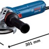 Bosch GWS 12-125 S Τροχός 125mm Ρεύματος 1200W με Ρύθμιση Στροφών