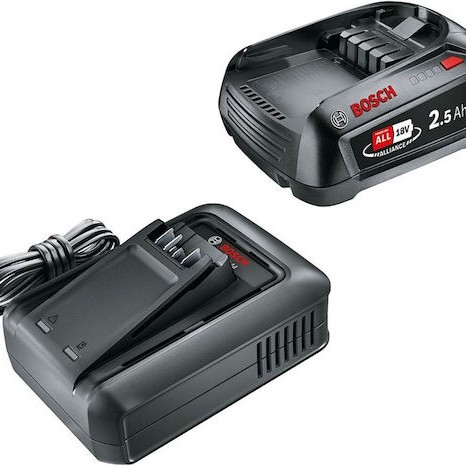 Bosch Σετ Μπαταρίας Χωρητικότητας 2.5Ah 18V με Φορτιστή