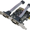 LogiLink Κάρτα PCIe σε 2 θύρες RS232 DB9 Serial
