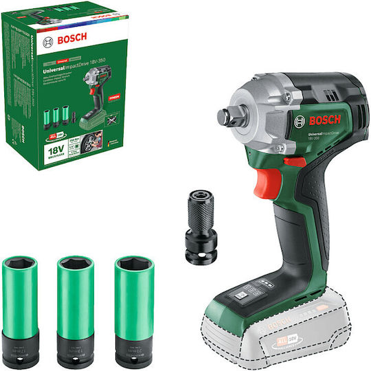 Bosch UniversalImpactDrive 18V-350 Brushless Μπουλονόκλειδο Μπαταρίας 18V Solo
