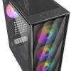 Sharkoon VK4 Rainbow Gaming Midi Tower Κουτί Υπολογιστή με Πλαϊνό Παράθυρο και RGB Φωτισμό Μαύρο