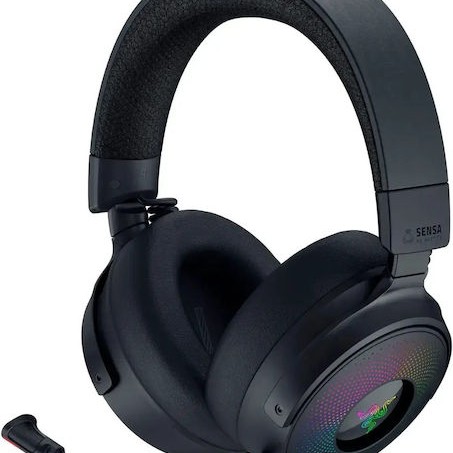 Razer Kraken V4 Pro & Sound Card Ασύρματο Over Ear Gaming Headset με σύνδεση 3.5mm / Bluetooth / USB