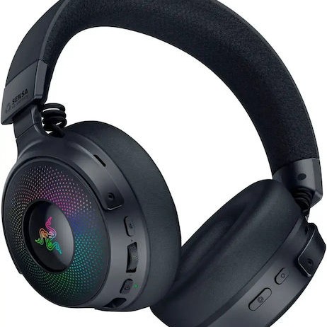 Razer Kraken V4 Pro & Sound Card Ασύρματο Over Ear Gaming Headset με σύνδεση 3.5mm / Bluetooth / USB