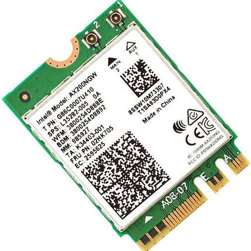 Intel M.2 Ασύρματη Κάρτα Δικτύου Wi‑Fi 6 (1000Mbps) PCI-e