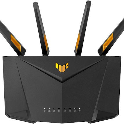 Asus TUF Gaming AX3000 v2 Ασύρματο Router Wi‑Fi 6 με 4 Θύρες Gigabit Ethernet