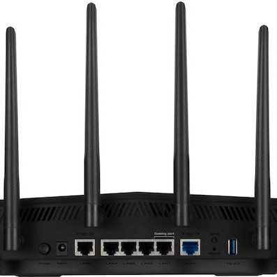 Asus TUF Gaming AX6000 Ασύρματο Router Wi‑Fi 6 με 5 Θύρες Ethernet