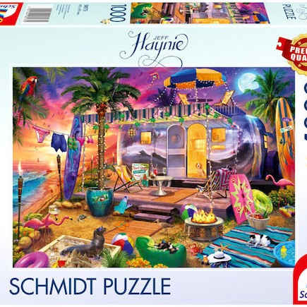 Mobile Home By The Beach Puzzle 2D 1000pcs