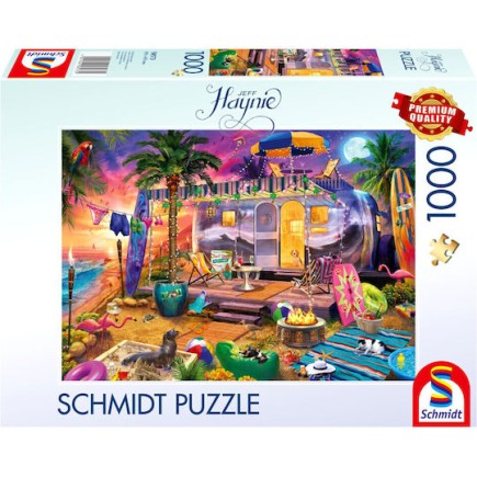 Mobile Home By The Beach Puzzle 2D 1000pcs