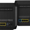 Asus ROG Rapture GT6 WiFi Mesh Network Access Point Wi‑Fi 6 Tri Band (2.4 & 5 & 5GHz) σε Διπλό Kit Μαύρο