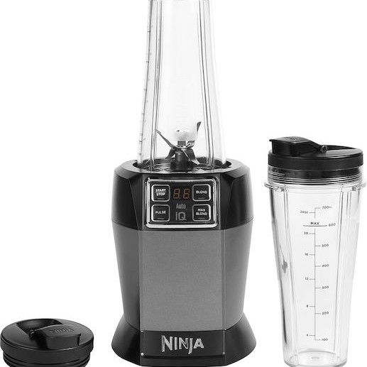 Ninja Μπλέντερ για Smoothies 0.7lt 1000W Γκρι BN495EU